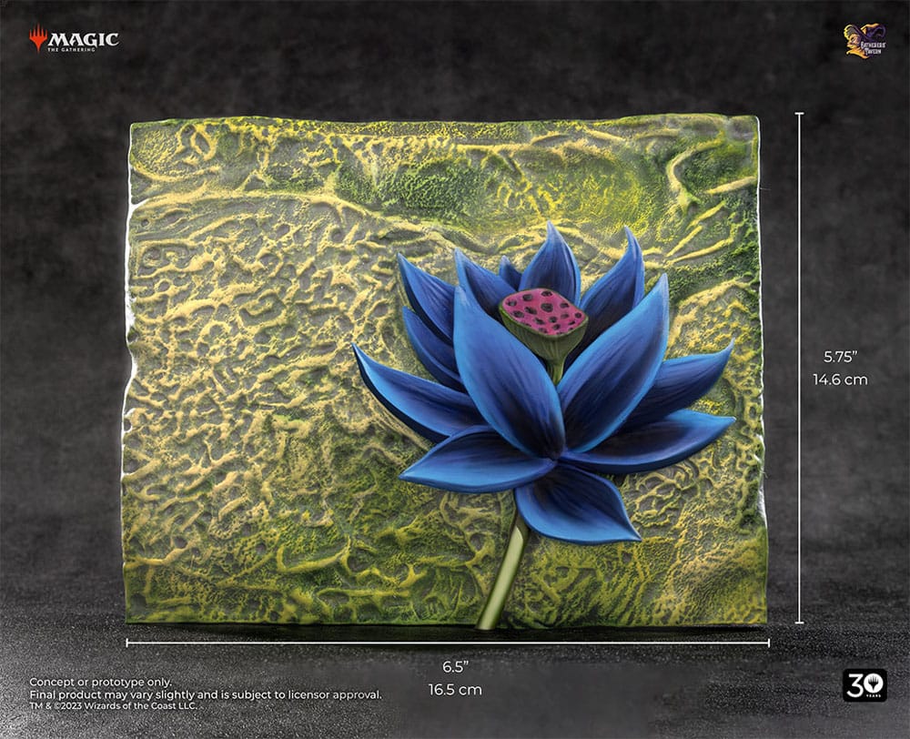 Magic The Gathering Relief-Skulptur Black Lotus Previews Exclusive 17 x 15 cm