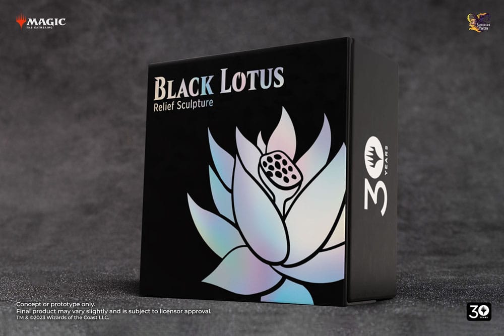 Magic The Gathering Relief-Skulptur Black Lotus Previews Exclusive 17 x 15 cm