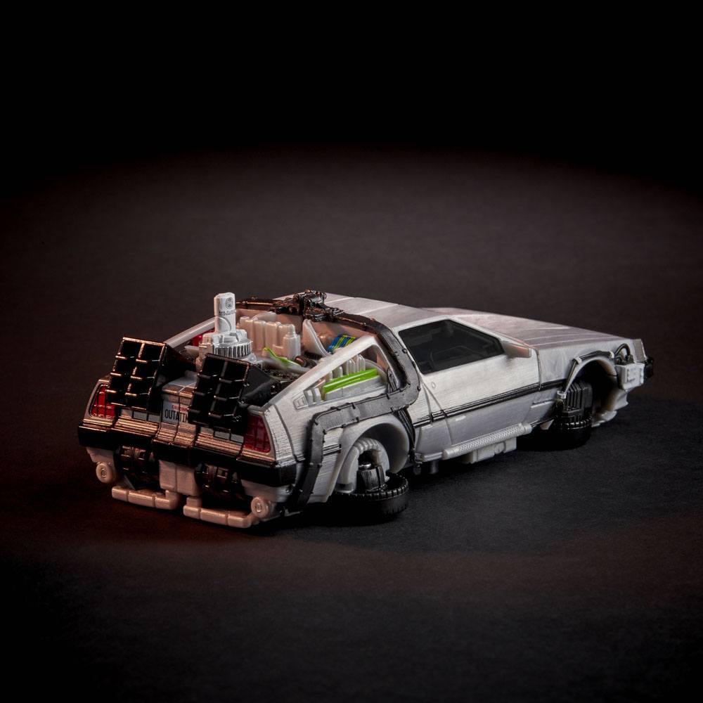 Transformers x Zurück in die Zukunft Actionfigur Delorian 14 cm