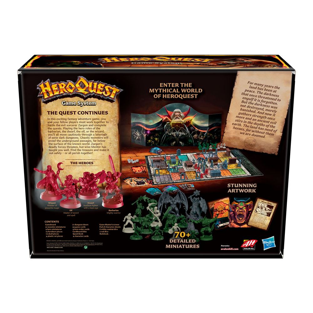 HeroQuest Brettspiel Game System englisch