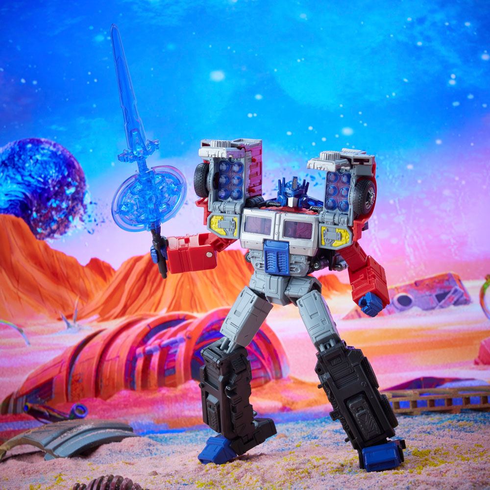 Transformers: Generation 2 Generations Legacy Leader Actionfigur 2022 Laser Optimus Prime 18 cm