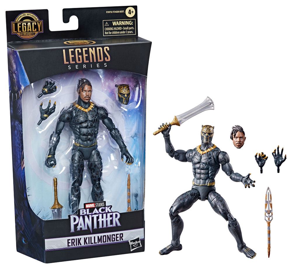 Black Panther Marvel Legends Legacy Collection Actionfigur Erik Killmonger 15 cm 