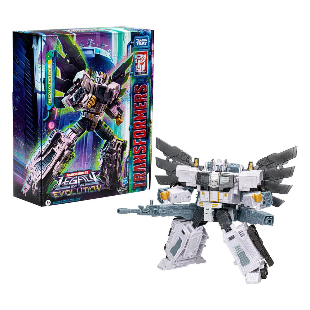 Transformers Generations Legacy Evolution Leader Class Actionfigur Nova Prime 18 cm