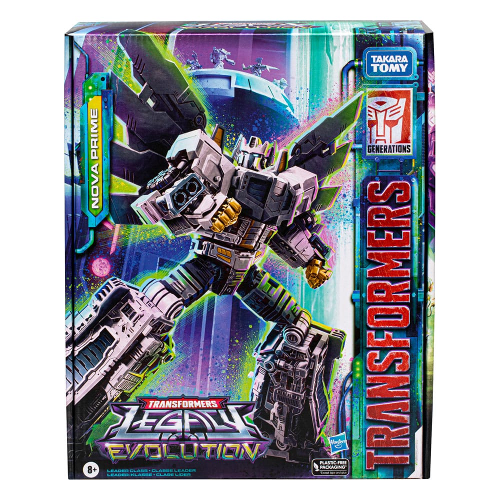 Transformers Generations Legacy Evolution Leader Class Actionfigur Nova Prime 18 cm