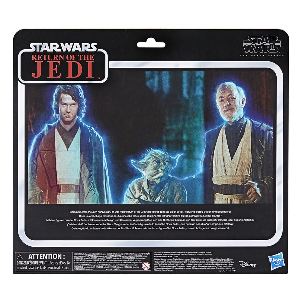 Star Wars Episode VI Black Series Actionfiguren 3er-Pack Force Spirits 15 cm