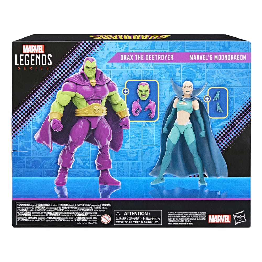 Guardians of the Galaxy Marvel Legends Actionfiguren 2er-Pack Drax the Destroyer & Marvel's Moondragon 15 cm
