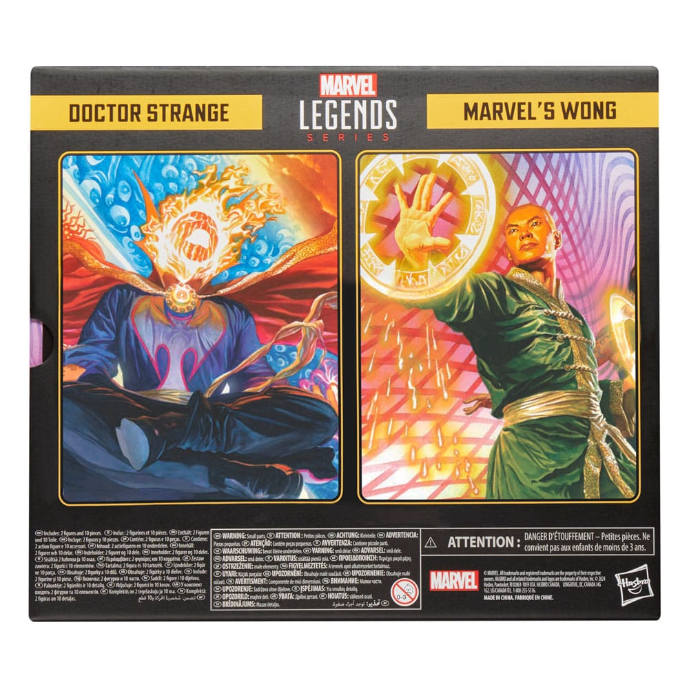 Doctor Strange Marvel Legends Actionfiguren 3er-Pack Doctor Strange, Wong & Bats 15 cm