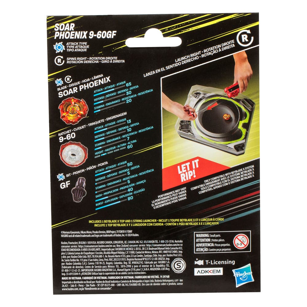 Beyblade X Soar Phoenix Deluxe Schnur-Starter Set