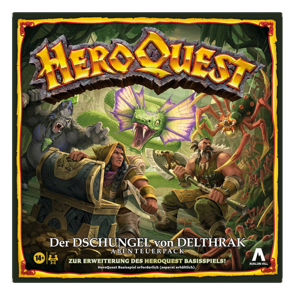 HeroQuest Brettspiel-Erweiterung Der Dschungel von Delthrak Abenteuerpack *Deutsche Version*