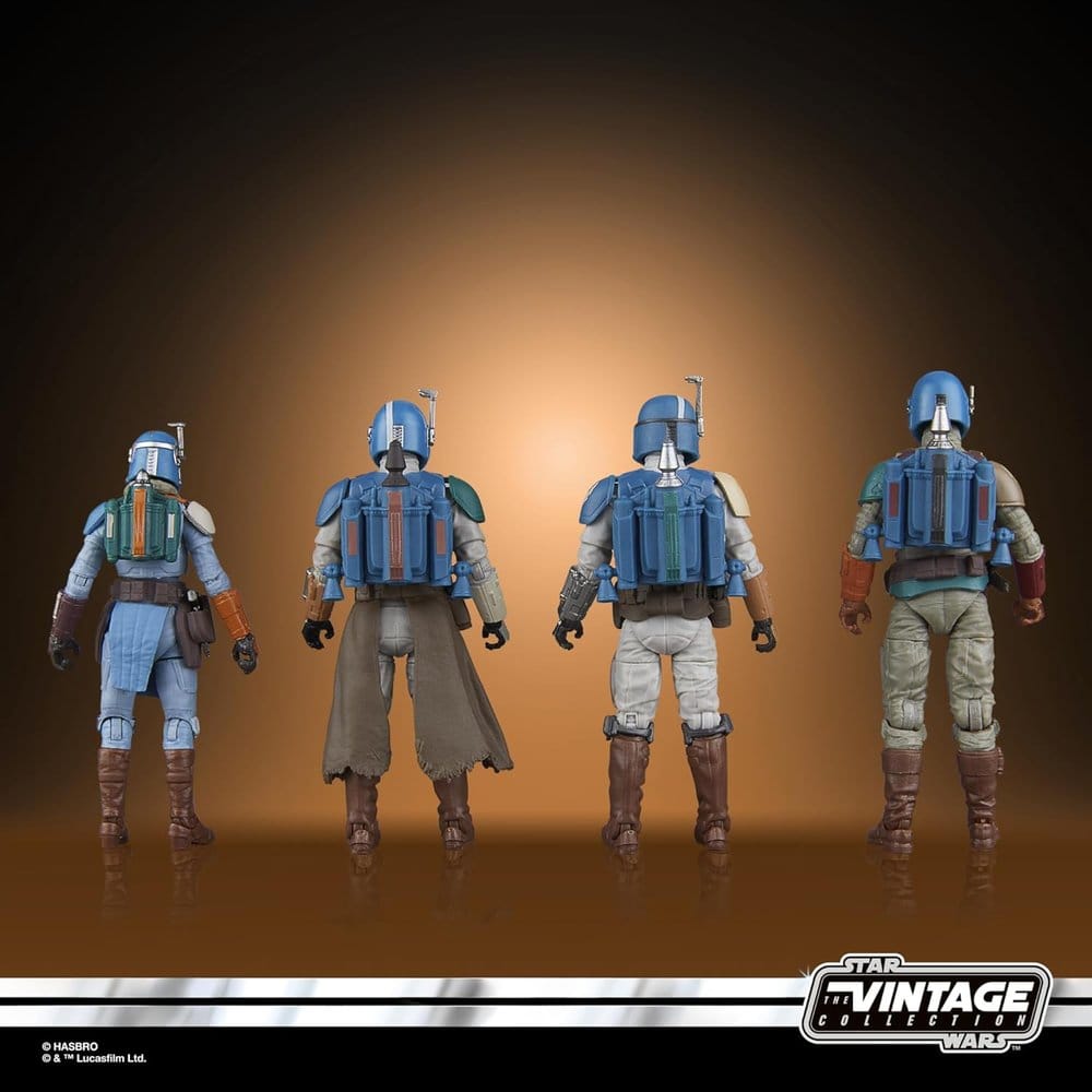 Star Wars The Mandalorian Vintage Collection Actionfiguren 4er-Pack Mandalorian Shriek-Hawk 10 cm