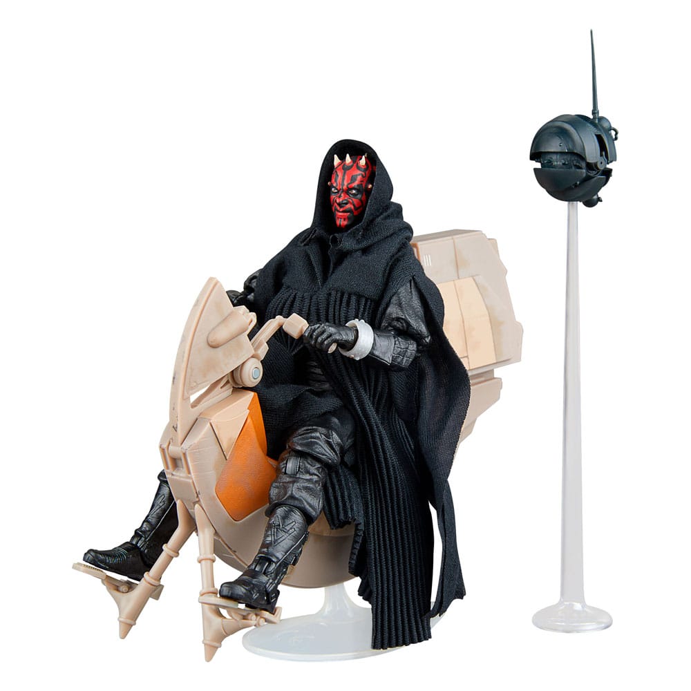 Star Wars Episode I Black Series Fahrzeug mit Actionfigur Darth Maul & Sith Speeder 25th Anniversary