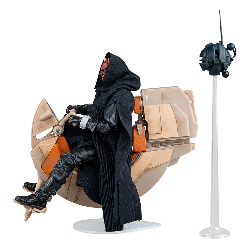 Star Wars Episode I Black Series Fahrzeug mit Actionfigur Darth Maul & Sith Speeder 25th Anniversary