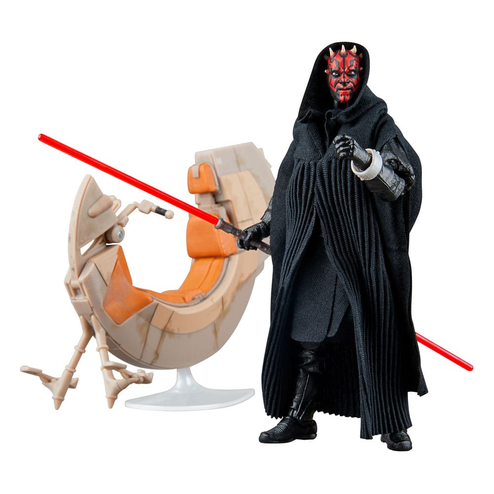 Star Wars Episode I Black Series Fahrzeug mit Actionfigur Darth Maul & Sith Speeder 25th Anniversary