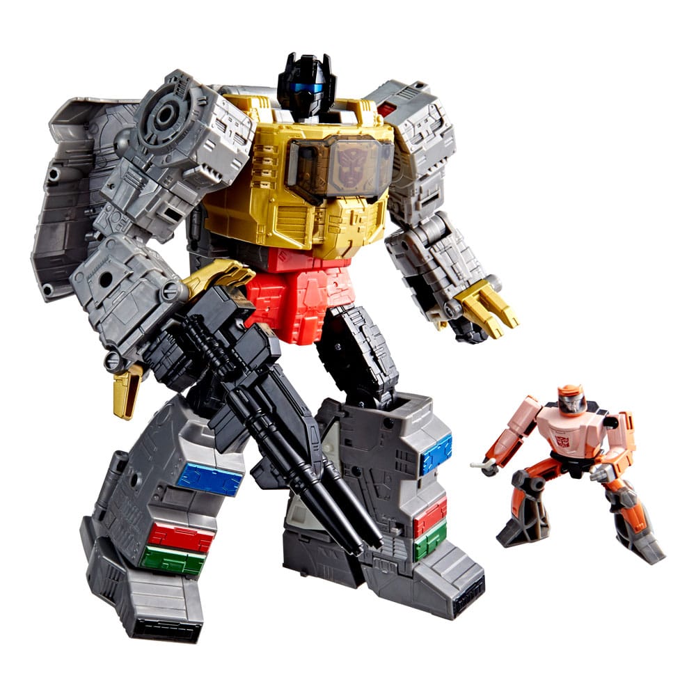The Transformers: The Movie Studio Series Leader Class Actionfigur Dinobot Grimlock & Autobot Wheelie 22 cm