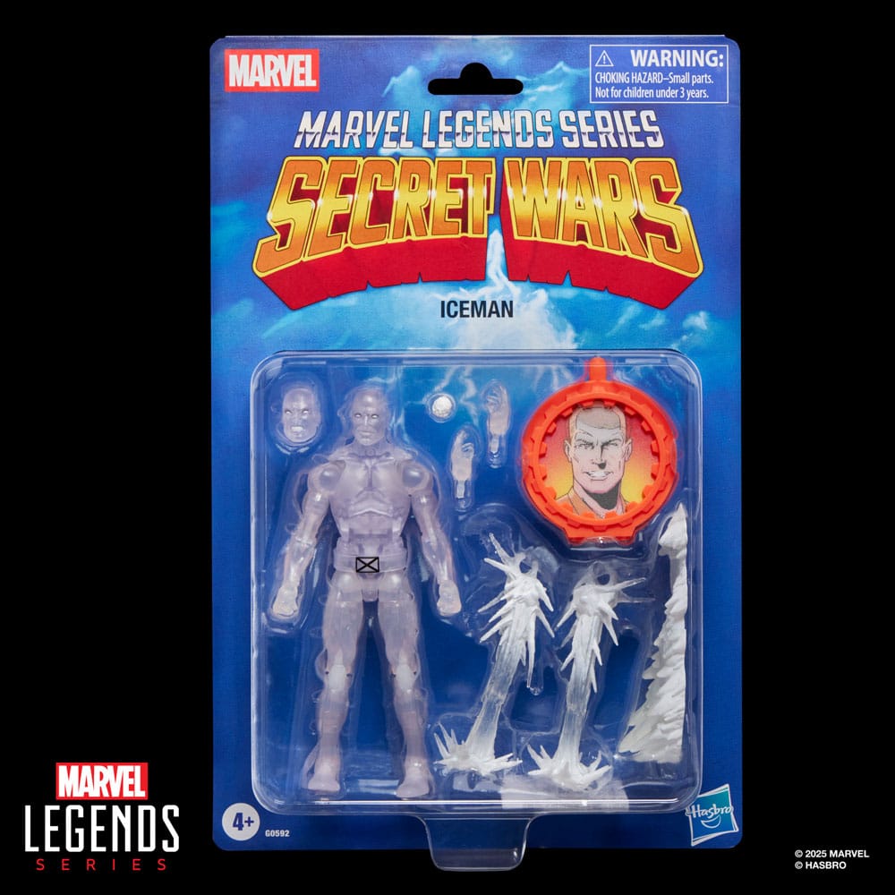Secret Wars Marvel Legends Retro Actionfigur Iceman 15 cm