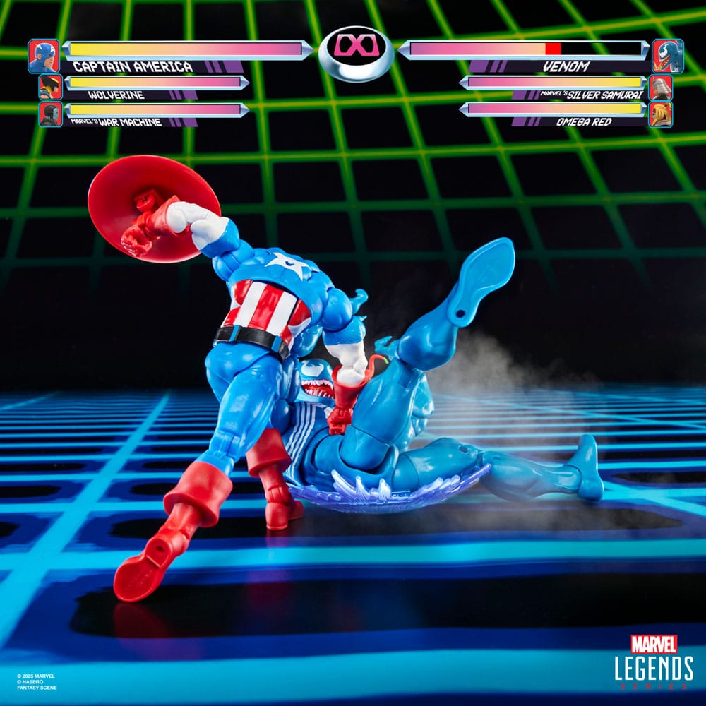 Marvel Legends Gamerverse Actionfiguren 2er-Pack Captain America vs. Venom 15 cm