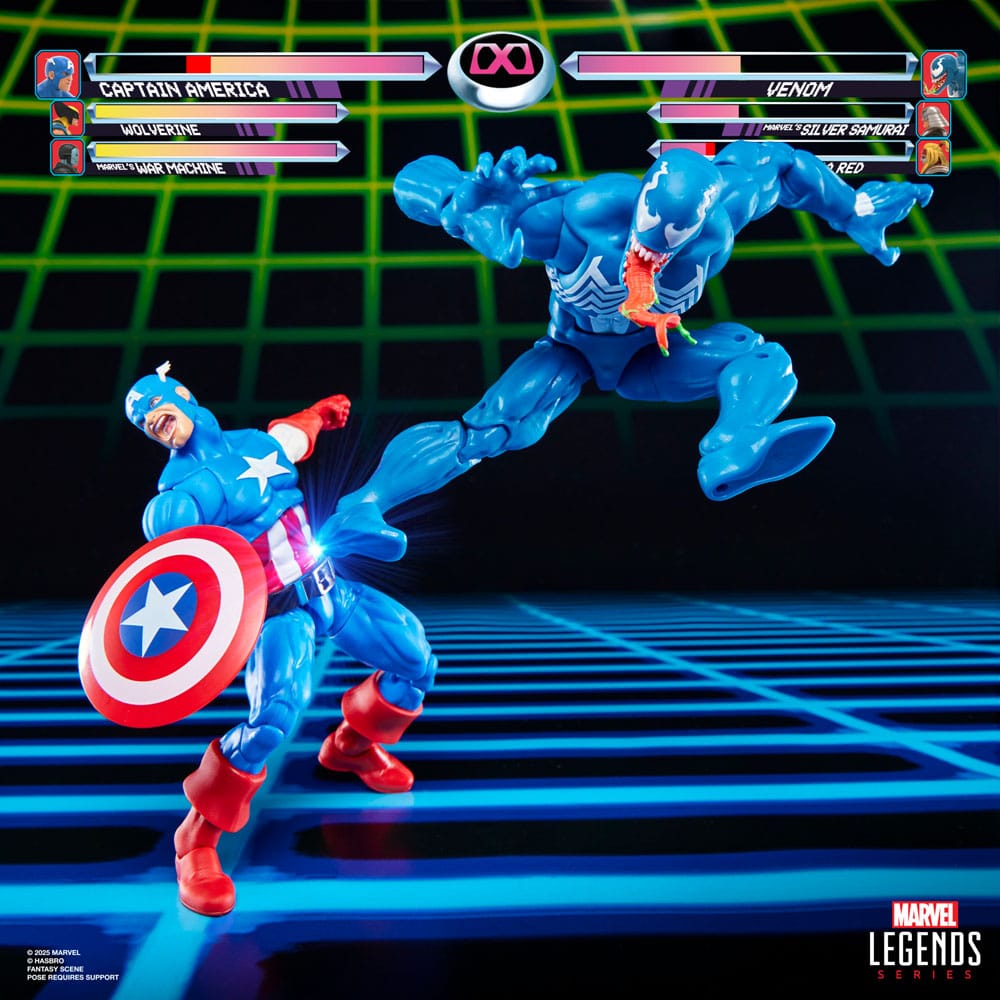 Marvel Legends Gamerverse Actionfiguren 2er-Pack Captain America vs. Venom 15 cm