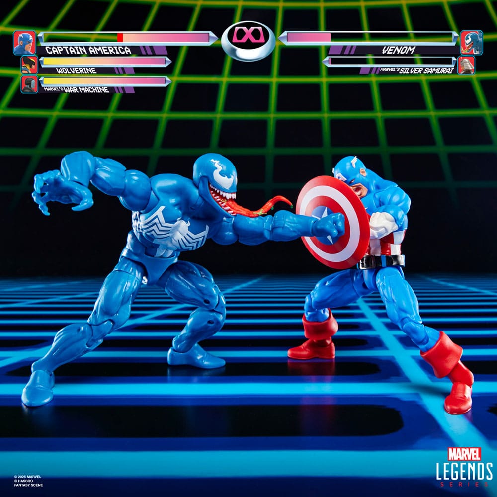 Marvel Legends Gamerverse Actionfiguren 2er-Pack Captain America vs. Venom 15 cm