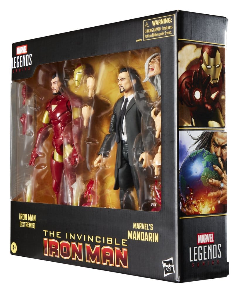 Marvel Legends Actionfiguren 2er-Pack Iron Man (Extremis) & Marvel's Mandarin 15 cm