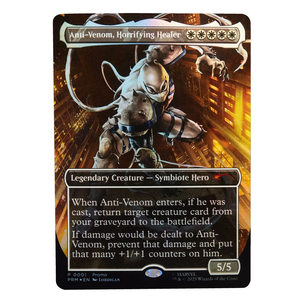 Marvel Legends Magic: The Gathering Actionfigur Agent Anti-Venom (plus exklusive Foil-Karte) 15 cm