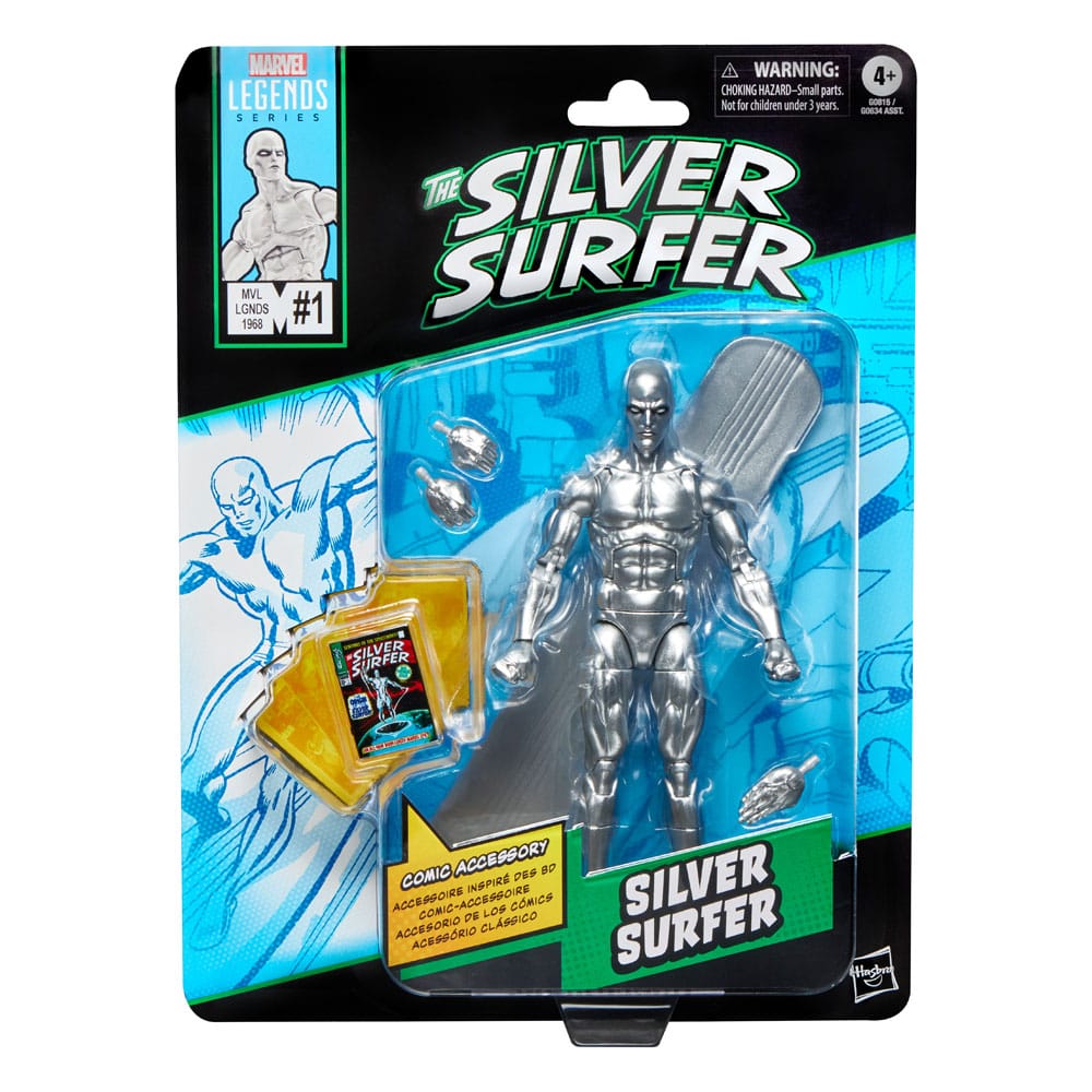 The Silver Surfer Marvel Legends Actionfigur Silver Surfer 15 cm