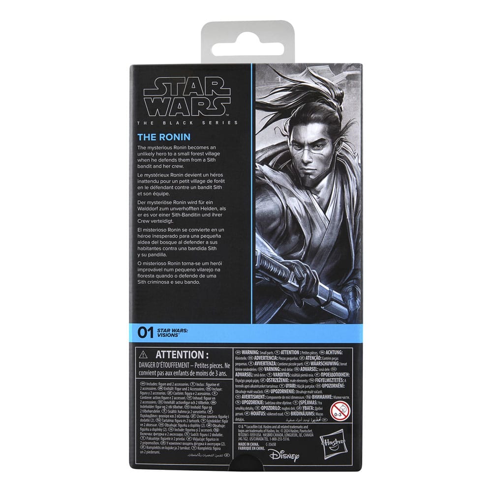 Star Wars: Visions Black Series Actionfigur The Ronin 15 cm