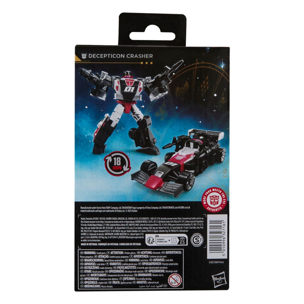 Transformers Age of the Primes Deluxe Class Actionfigur Decepticon Crasher 14 cm