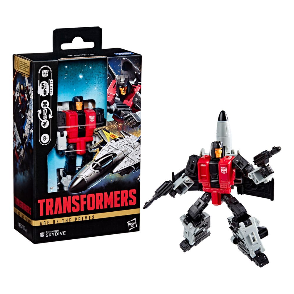 Transformers Age of the Primes Deluxe Class Actionfigur Aerialbot Skydive 14 cm