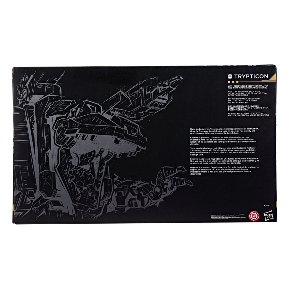 Transformers Generations Selects Age of the Primes Actionfigur G1 Trypticon 45 cm