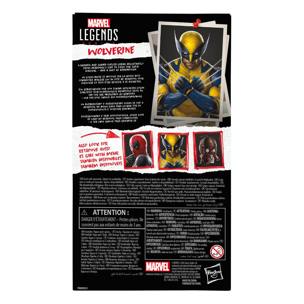 Deadpool & Wolverine Marvel Legends Actionfigur Wolverine 15 cm