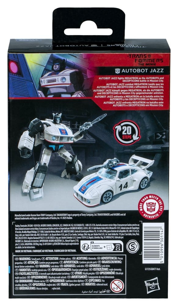 The Transformers: The Movie Studio Series Deluxe Class Actionfigur Autobot Jazz 11 cm