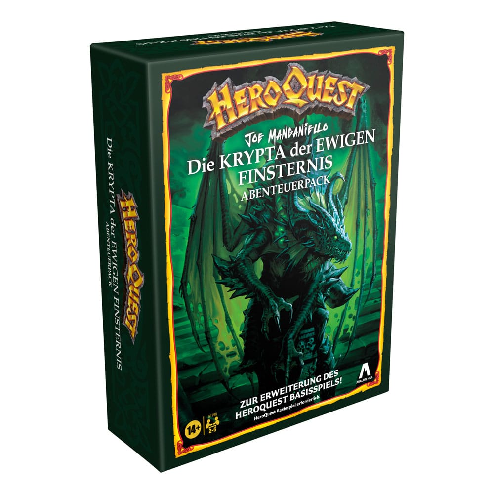 HeroQuest Brettspiel-Erweiterung Die Krypta der ewigen Finsternis Abenteuerpack *Deutsche Version*