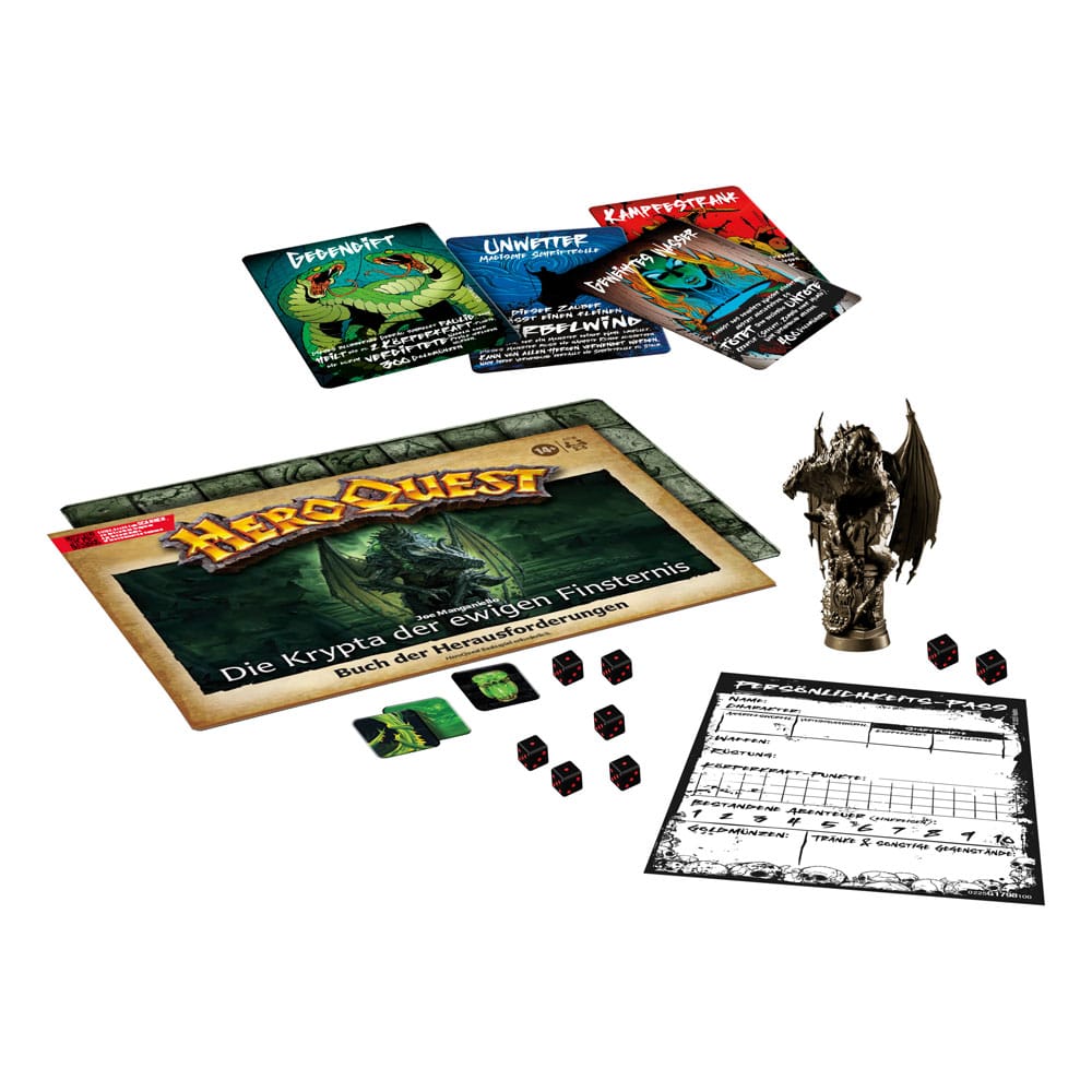 HeroQuest Brettspiel-Erweiterung Die Krypta der ewigen Finsternis Abenteuerpack *Deutsche Version*