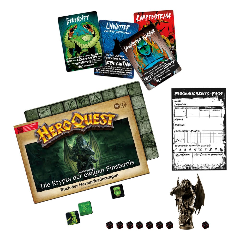 HeroQuest Brettspiel-Erweiterung Die Krypta der ewigen Finsternis Abenteuerpack *Deutsche Version*