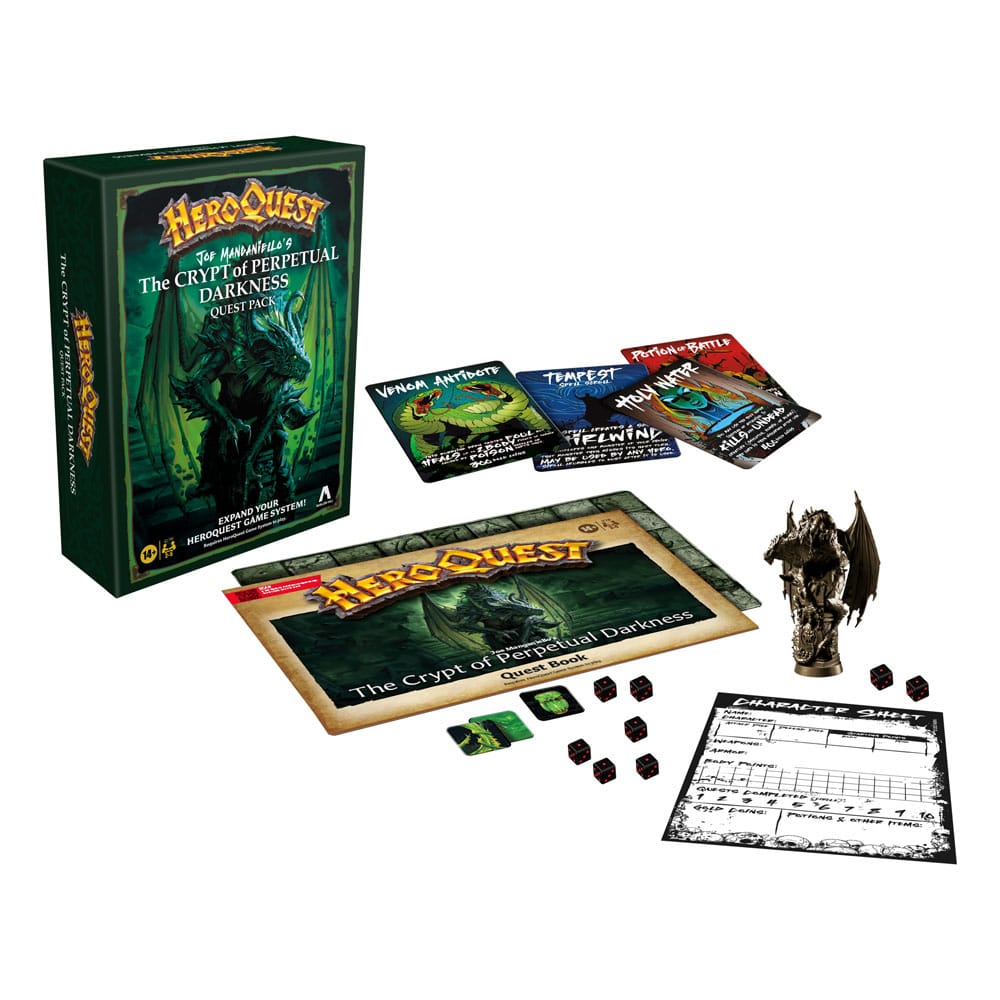 HeroQuest Brettspiel-Erweiterung The Crypt of Perpetual Darkness Abenteuerpack *Englische Version*