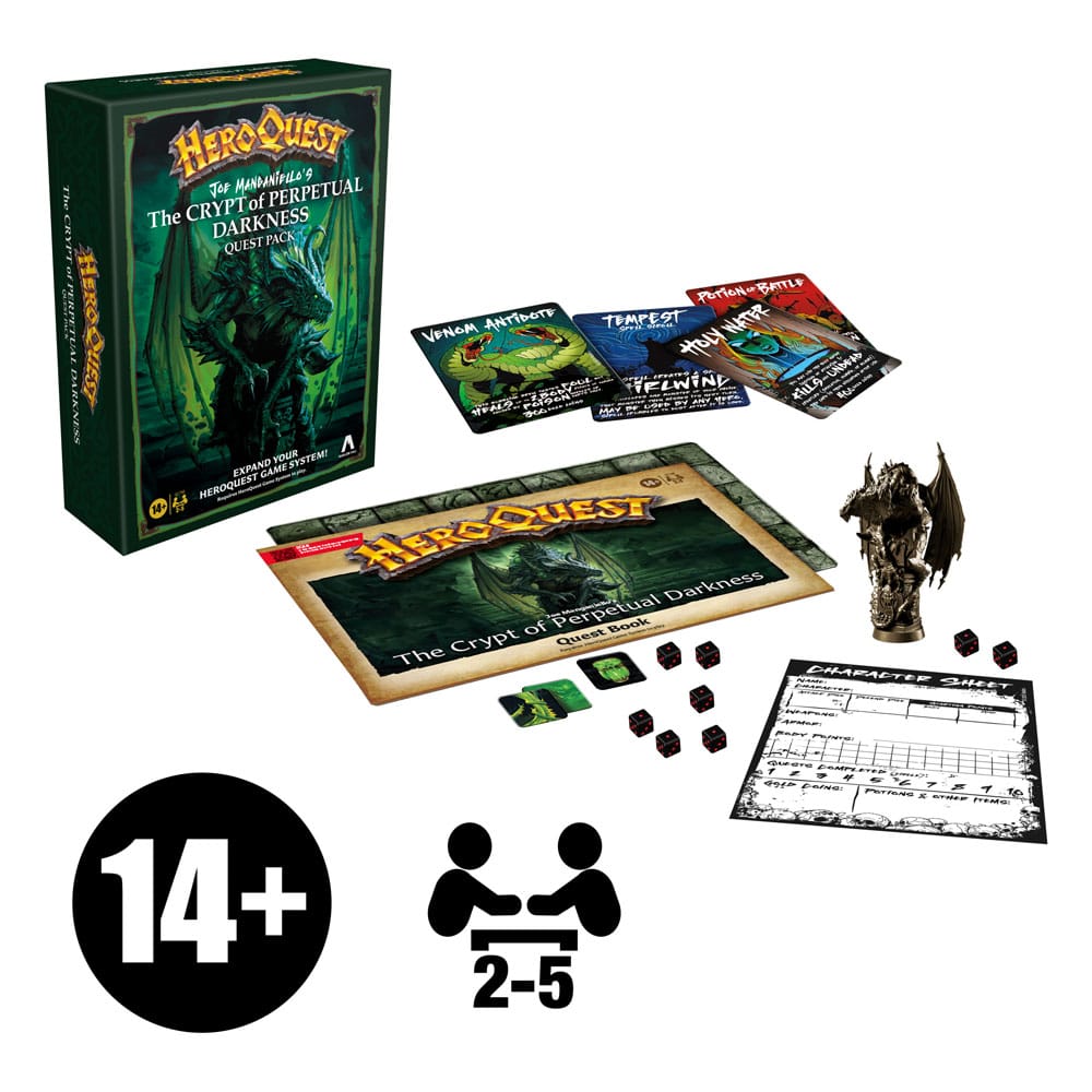 HeroQuest Brettspiel-Erweiterung The Crypt of Perpetual Darkness Abenteuerpack *Englische Version*