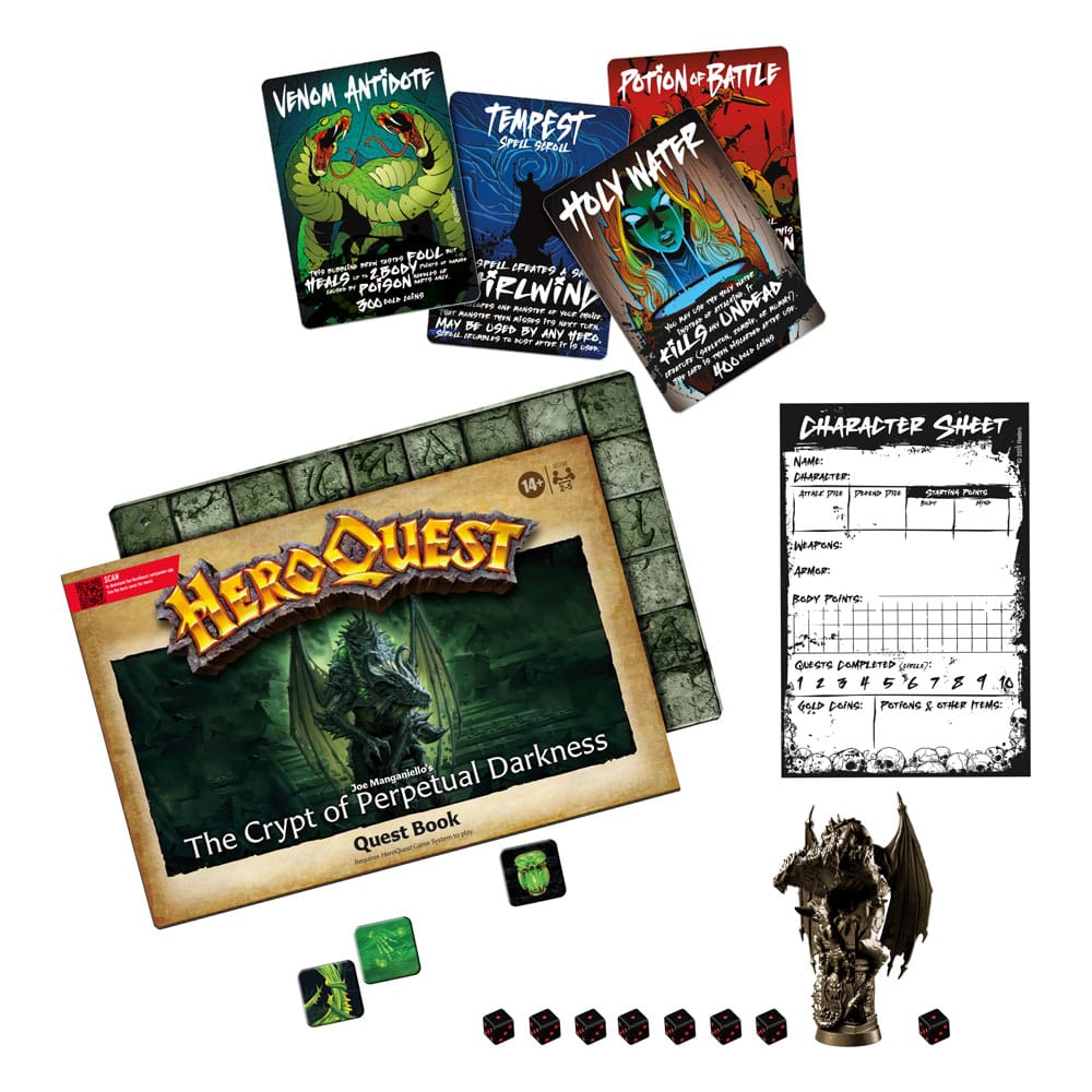 HeroQuest Brettspiel-Erweiterung The Crypt of Perpetual Darkness Abenteuerpack *Englische Version*