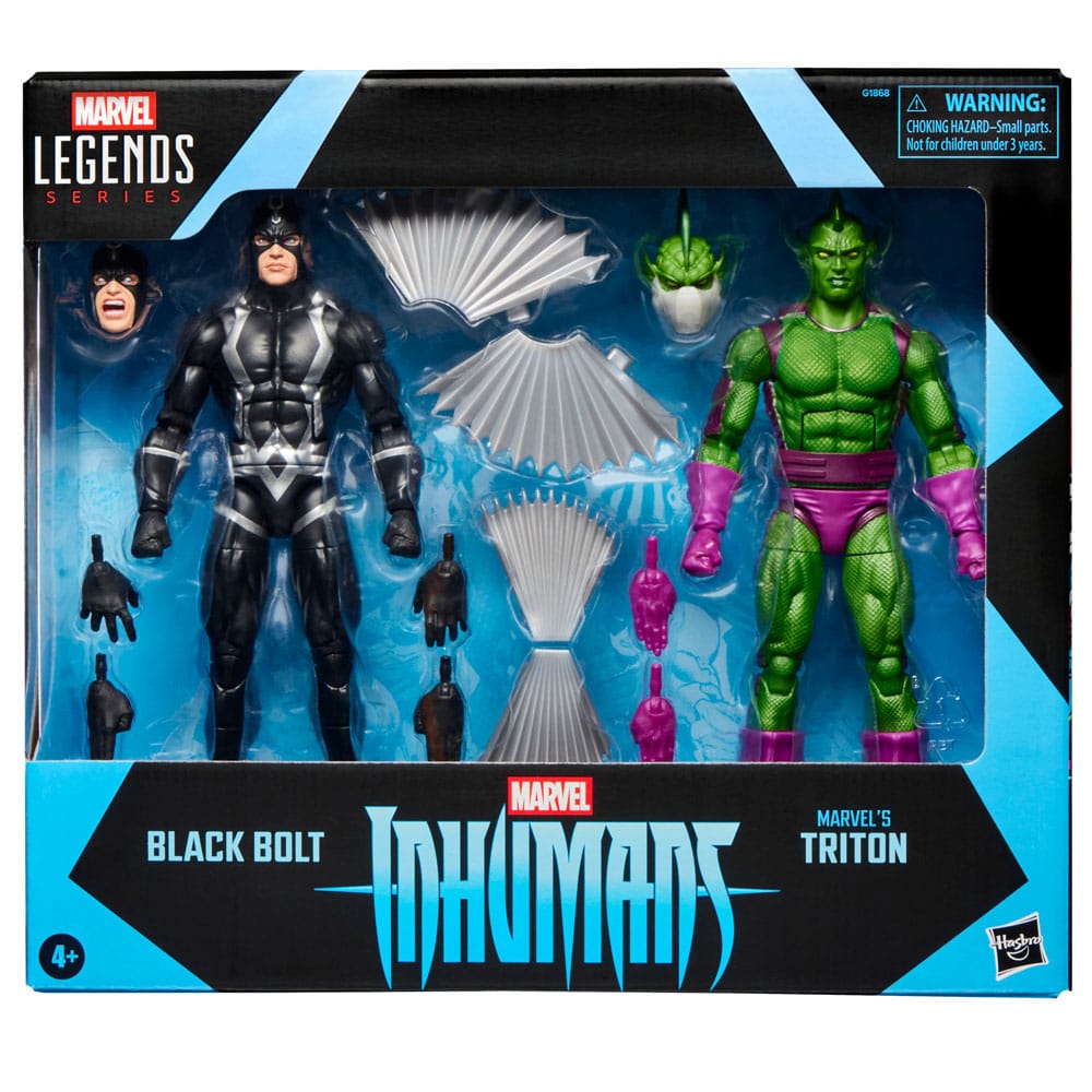 Inhumans Marvel Legends Actionfiguren 2er-Pack Black Bolt & Marvel's Triton 15 cm