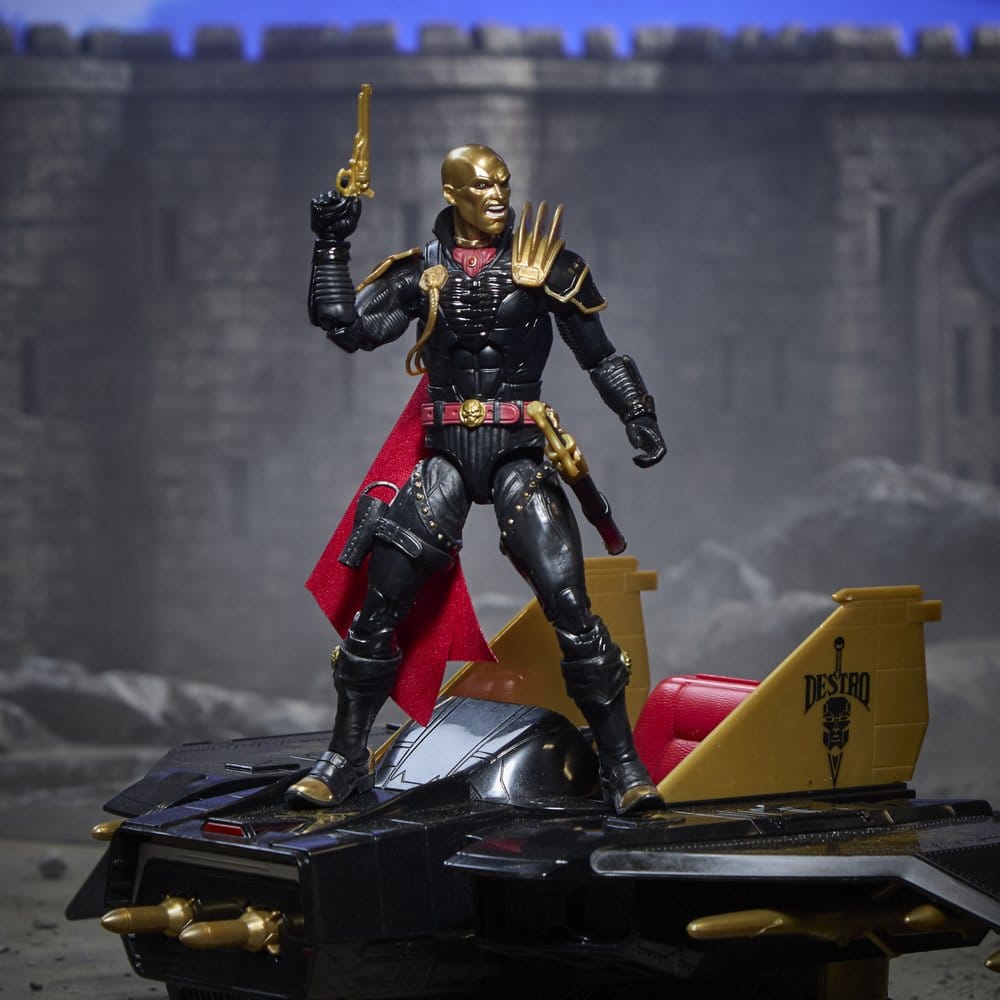 G.I. Joe Classified Series Actionfigur und Fahrzeug Set #203 Destro & Iron Grenadier Despoiler 15 cm