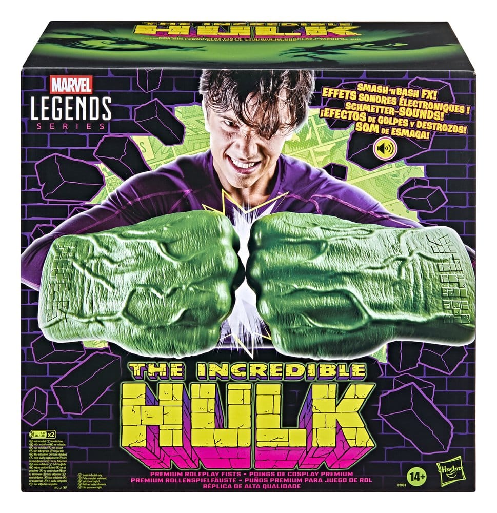 The Incredible Hulk Marvel Legends Premium Roleplay-Fäuste