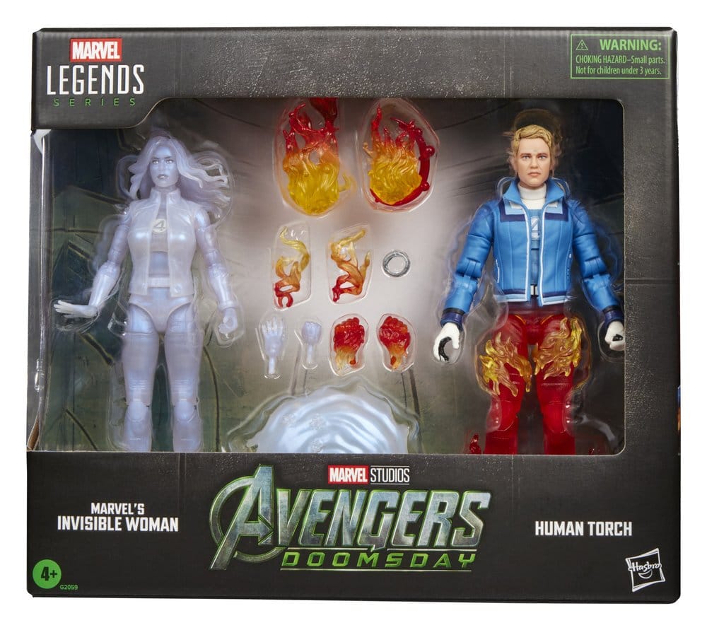 Avengers: Doomsday Marvel Legends Actionfiguren 2er-Pack Marvel's Invisible Woman & Human Torch 15 cm