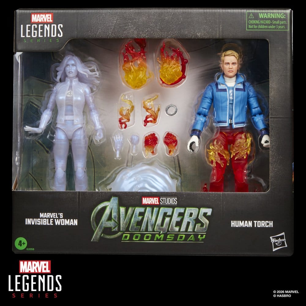 Avengers: Doomsday Marvel Legends Actionfiguren 2er-Pack Marvel's Invisible Woman & Human Torch 15 cm