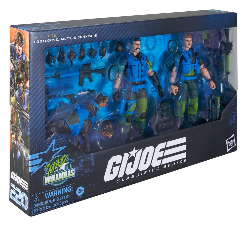 G.I. Joe Classified Series Actionfiguren 3er-Pack #220 Mad Marauders: Footloose & Mutt & Junkyard 15 cm