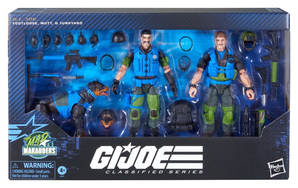 G.I. Joe Classified Series Actionfiguren 3er-Pack #220 Mad Marauders: Footloose & Mutt & Junkyard 15 cm