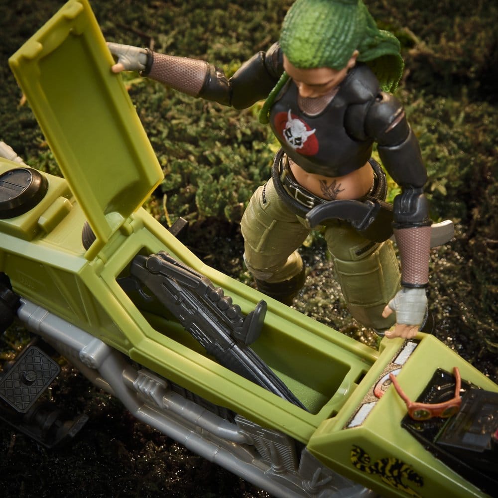 G.I. Joe Classified Series Actionfigur und Fahrzeugset #194 Zanya und Dreadnok Chameleon (Swamp Skier) 15 cm