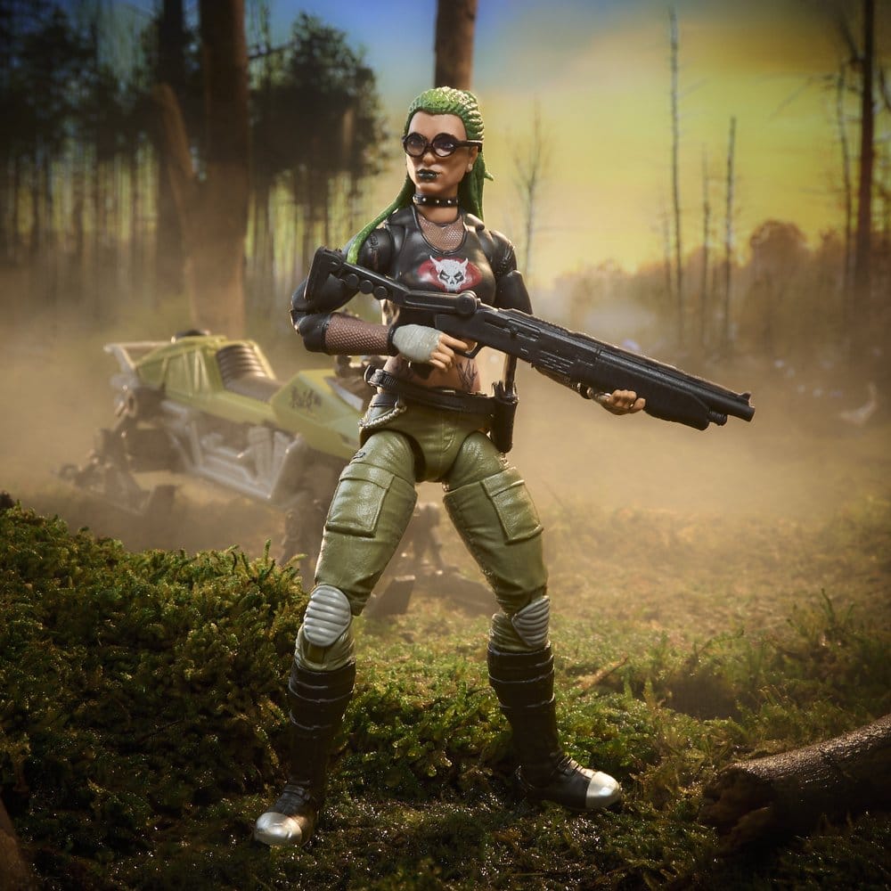 G.I. Joe Classified Series Actionfigur und Fahrzeugset #194 Zanya und Dreadnok Chameleon (Swamp Skier) 15 cm