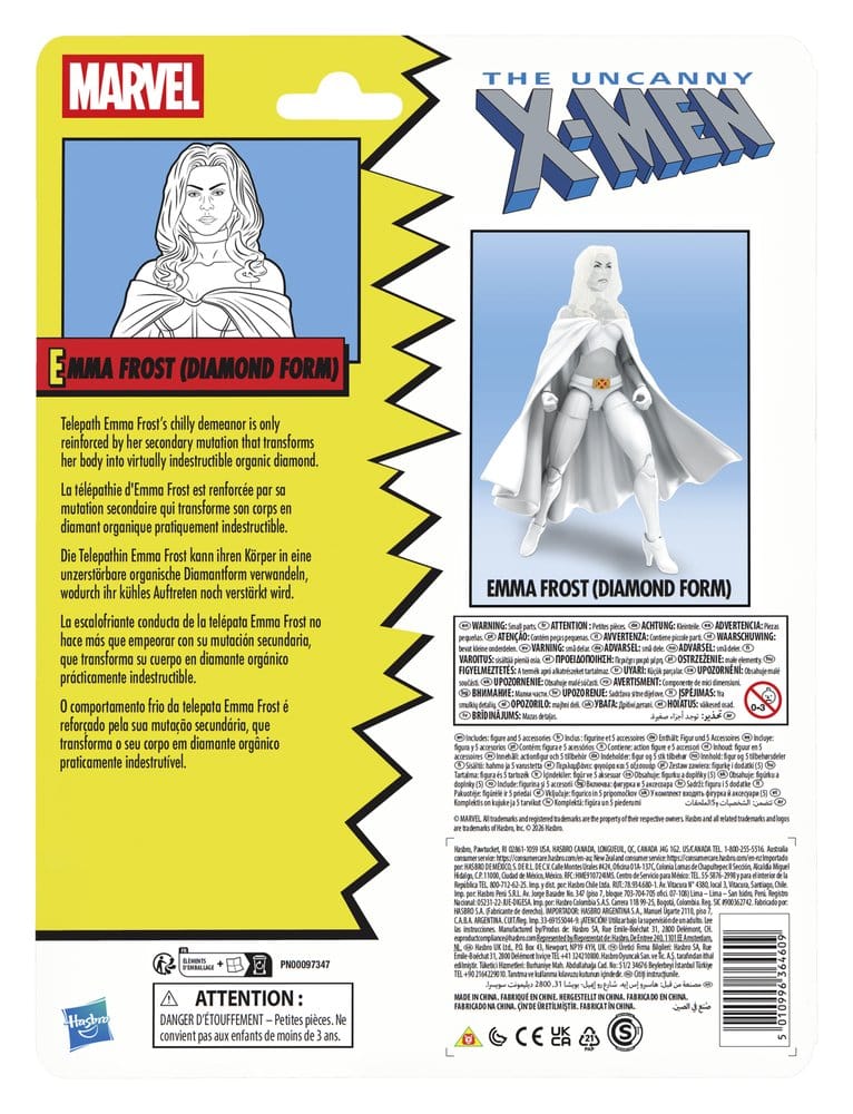 The Uncanny X-Men Marvel Legends Actionfigur Emma Frost (Diamond Form) 15 cm
