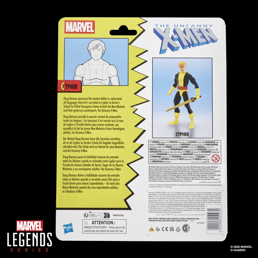 The Uncanny X-Men Marvel Legends Actionfigur Cypher 15 cm
