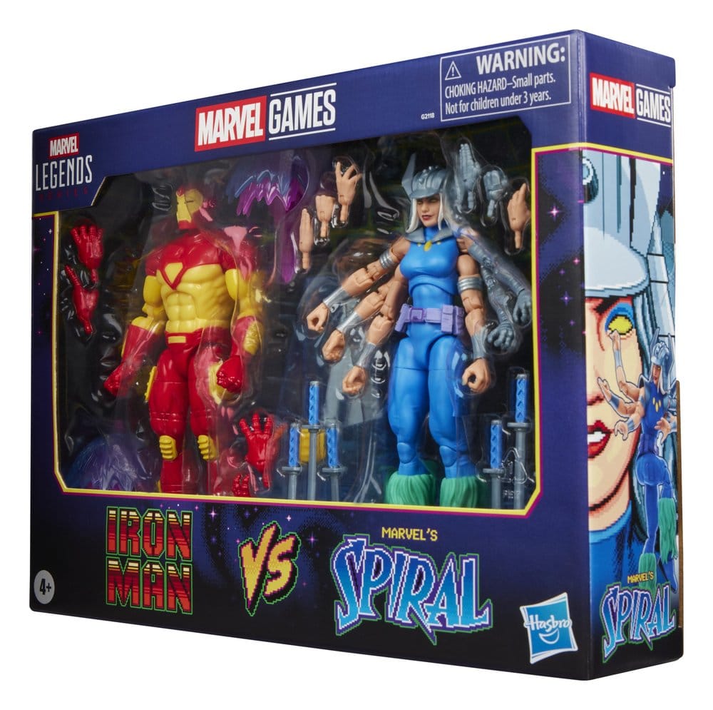Marvel Games Marvel Legends Actionfiguren 2er-Pack Iron Man & Marvel's Spiral 15 cm