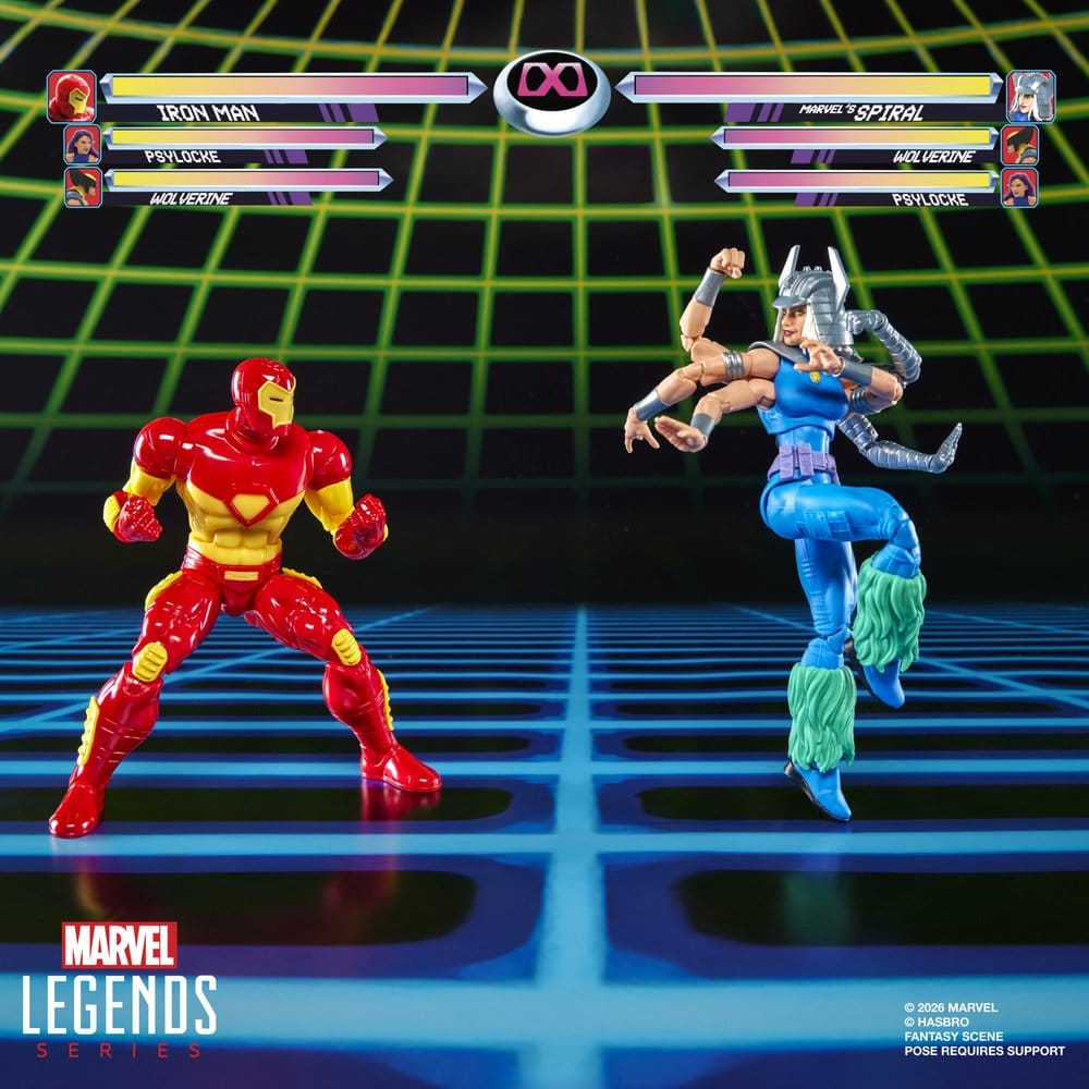 Marvel Games Marvel Legends Actionfiguren 2er-Pack Iron Man & Marvel's Spiral 15 cm